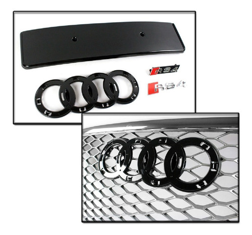 Parrilla Malla Cromada De Audi A4 / A4 Quattro 2009 - 2012