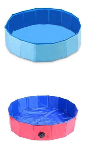 2x Bañera Plegable For Cachorros, Pvc, Mascotas, Perros,