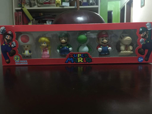 Set D 6 Muñecos Super Mario Bros Luigi Yoshi Juguetes Niño