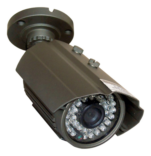 J R Cámara Cctv Diseño Bala Antivandalismo Para Exteriores Color Gris Oscuro