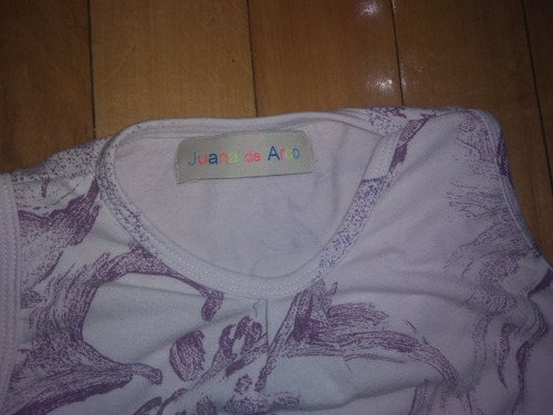 Remera Sin Mangas Para Nena Talle 8. Juana De Arco Talle 8