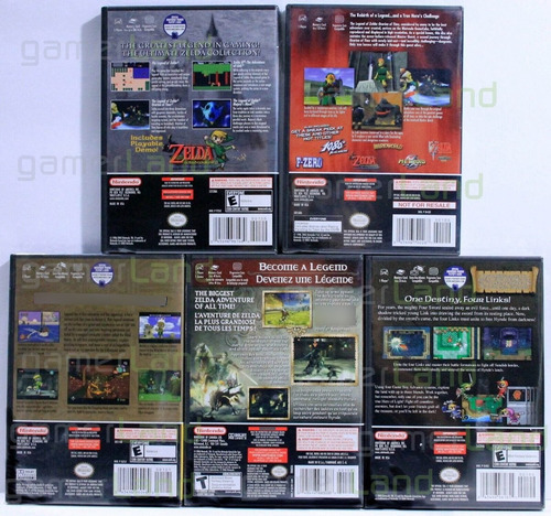 Vendo Colección Juegos Zelda Gamecube Twilight, Master Quest