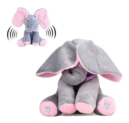 Elefante De Apego Musical Peek A Boo Mueve Las Orejas