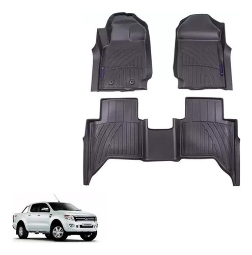 Tapetes Bandeja 3d Ford Ranger 2013 - 2022