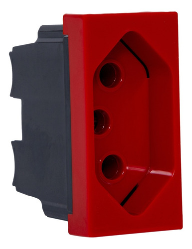 Pial Arteor Socket 2p + T 20A, cuadrado rojo 593732, color rojo