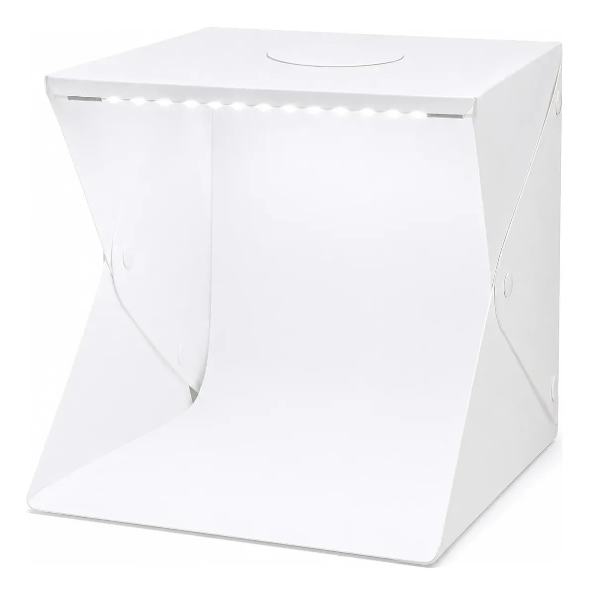Mini Estúdio Fotográfico Led 40x40cm Com 6 Fundos Câmerapro