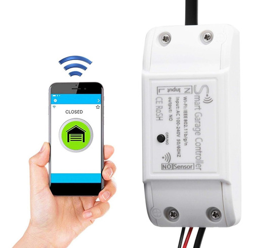 Control De Puerta Cochera Cierra Abre Monitor Wifi Smart