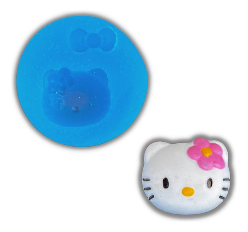 Molde De Silicona Hello Kitty, Ideal Souvenir Porcelana Fria