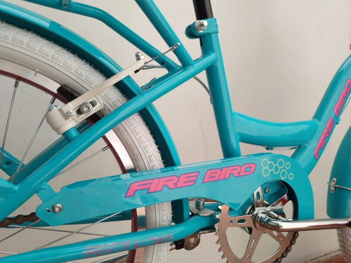 Imagen 2 de 3 de Bicicleta Infantil Niña Fire Bird Dreams Rodado 20