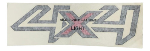 Emblema Lateral De Caja  4x4  - Ld-(gris)  Ranger 2012/2023