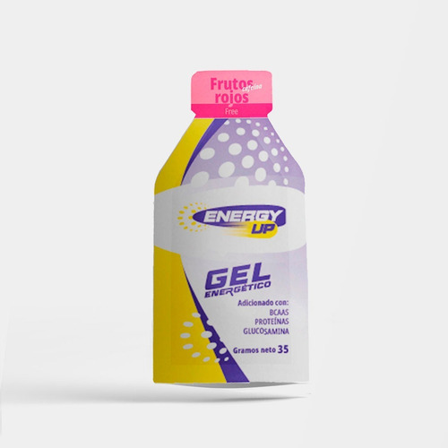 Caja Con 30 Geles Energy Up 50 Gm Cafeína / Sabores A Elegir