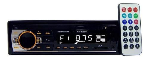 Som automotivo Hurricane HR 425 BT com USB, bluetooth e leitor de cartão SD