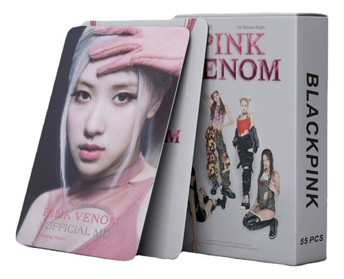 Tarjetas Fotográficas: Blackpink, Pink Venom, Tarjetas