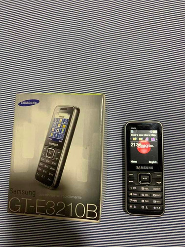 Celular Samsung Gt-e3210b Na Caixa Original Com Manual