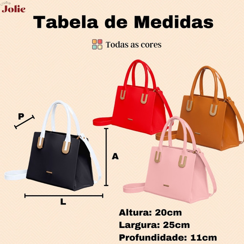 Imagem 6 de 7 de Bolsa Petite Jolie Feminina Bing Transversal Original