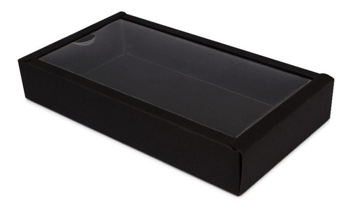 10 Cajas  De Embalaje Para 8 Chocolates Premium Color Negro
