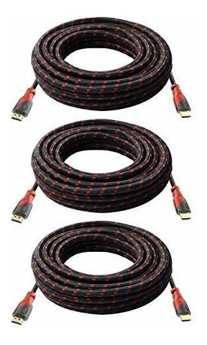 Cables Rca - Cable Hdmi De Alta Velocidad (25 Pies) Con Ethe