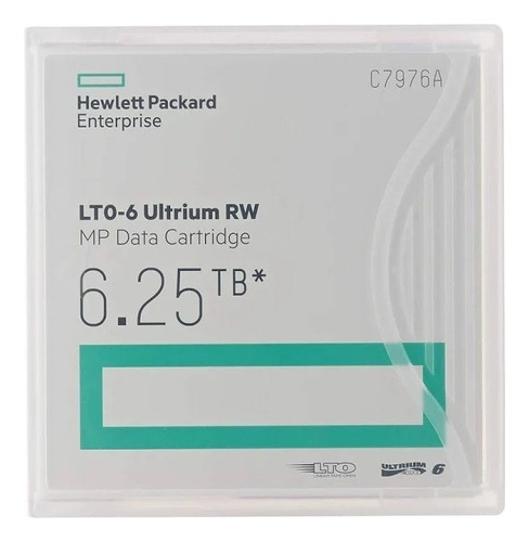 Kit 50 Hpe Fita Lto-6 Ultrium Rw 6.25tb C7976a