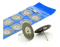 Comprar Kit 10 Mini Discos De Corte Diamantados Para Mototool 25mm