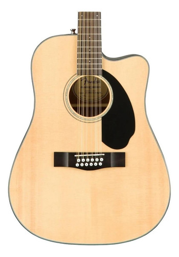Imagen 4 de 5 de Guitarra electroacústica Fender Classic Design CD-60SCE 12 natural