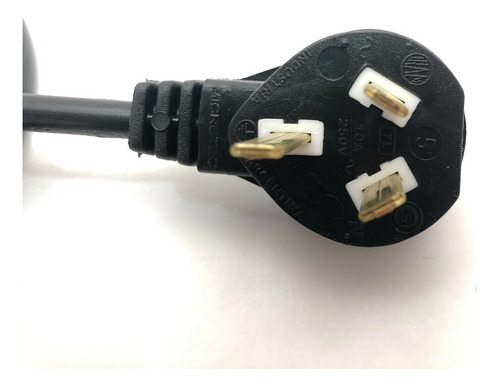 Cable Alimentación Trébol Para Fuente Cargador Notebook X 150m De Largo Negro 220v Certificado Iram