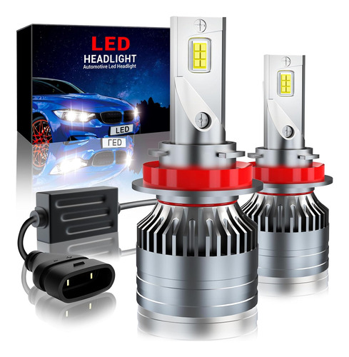 Bombillas Led H11/h9/h8, 50 W, 20000 Lúmenes, Kit De Convers