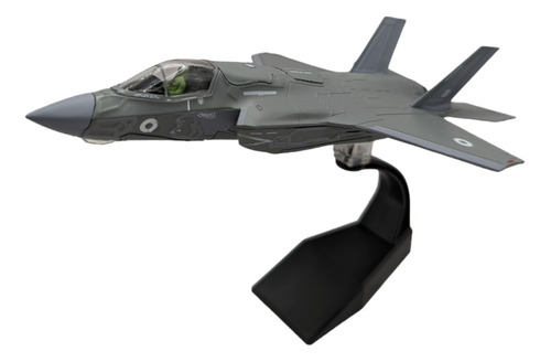 Avión A Escala De Metal F-35b 1:72 Con Base De Colección 