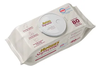Toallas Humedas Huggies Supreme 80 Unidades Agua Micelar