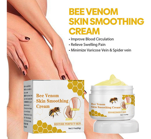 Crema Reparadora De Venas Varico Con Veneno De Abeja.2pc