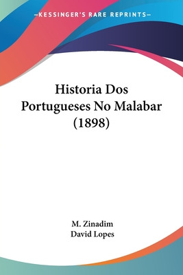 Libro Historia Dos Portugueses No Malabar (1898) - Zinadi...