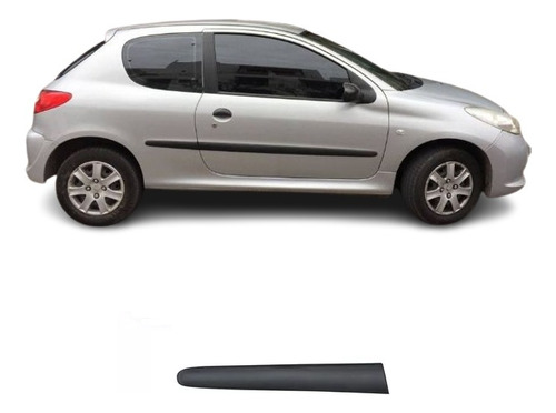 Peugeot 207 3 Pts. Bagueta De Guardabarros Trasero Derecho