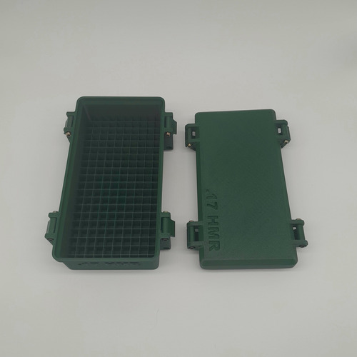 Caja Porta Balas Munición 200 Balas Cal. .17 Hmr (apilable)