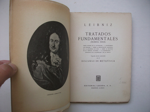 Tratados Fundamentales I / Discurso De Metafísica - Leibniz