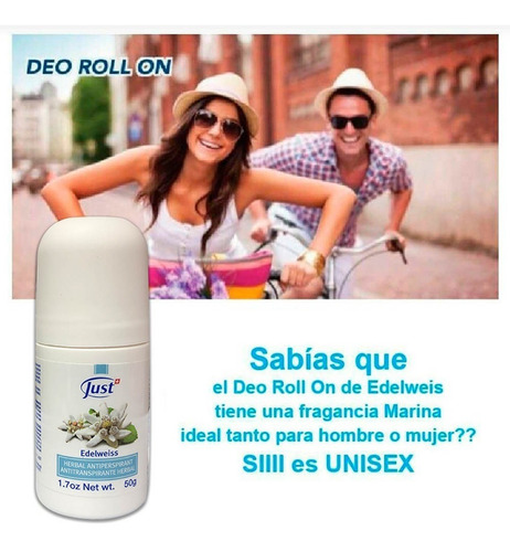 Imagen 7 de 8 de 2 Deo Roll On Antitranspirante Malva Y Edelweiss Swiss Just