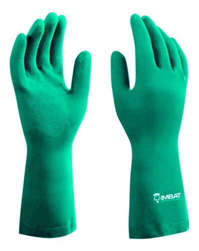 Luva Látex Forrada N°9 Limpeza Domestica Verde Multiuso