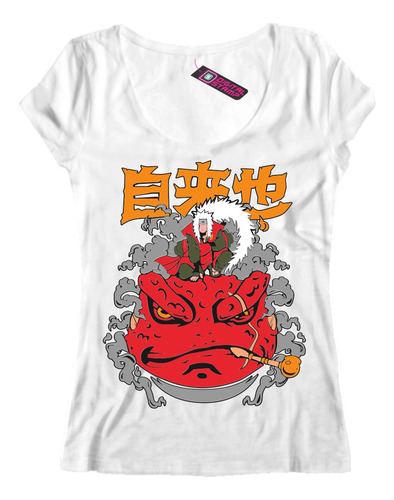 Remera Mujer Iraiya Naruto Anime T82 Dtg Premium