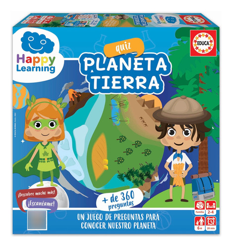 Juego Quiz Planeta Tierra Didactico Educa Infantil Niños Ax®