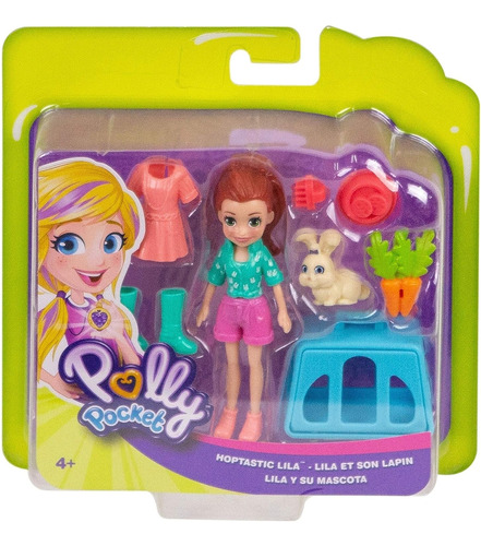 Polly Pocket Lila Com Pet Mattel