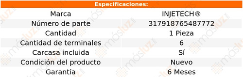 1- Sensor Flujo Aire Maf Focus 2.0l 4 Cil 2000/2004 Injetech