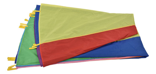 Los Niños Juegan Con Paracaídas Multicolor, Arcoíris, For N