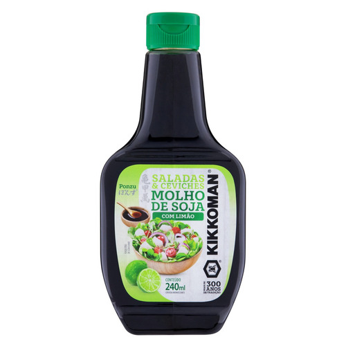 Imagem 2 de 3 de Molho De Soja Com Limão Kikkoman Em Squeeze 240 Ml Kikkoman