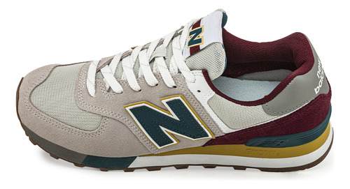 Imagen 5 de 9 de Zapatillas New Balance 574 Gris 2 Solo Deportes