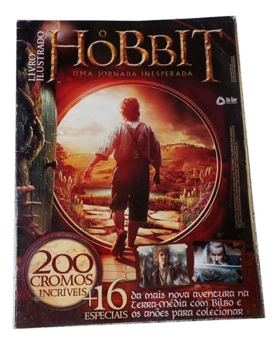 O Hobbit Álbum Desgaste Na Capa Completo Figurinhas Soltas