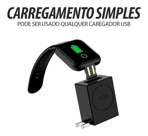 Imagem 6 de 8 de Relogio Inteligente Smartwatch D20