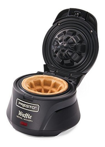 Mini Wafflera Maker En Forma De Tazon 4 Pulgadas Diametro