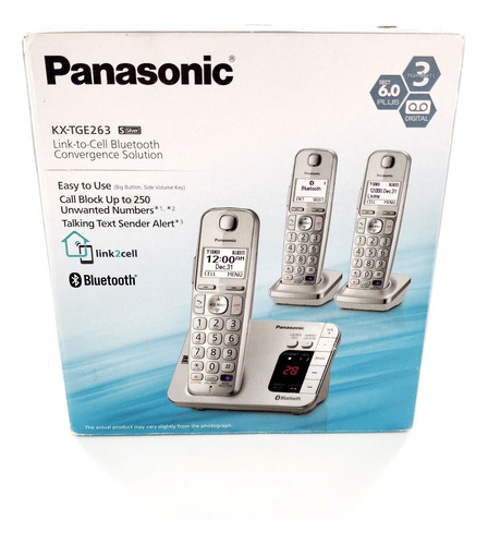 Teléfono Panasonic Kx-tge263 Inalámbrico