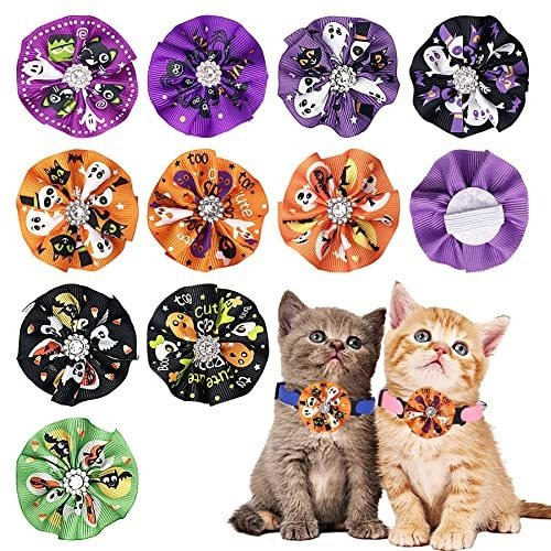 Pai Sence 10pcs Halloween Pequeñas Flores De Collar 5ndkt