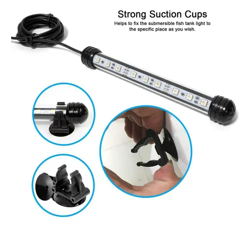 Luz Led Sumergible Para Acuarios Mq 36 In, 13w Color Chan...