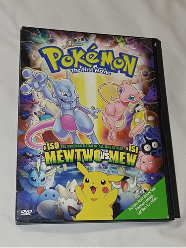 Pokemon The First Movie Dvd Original Pelicula En Ingles