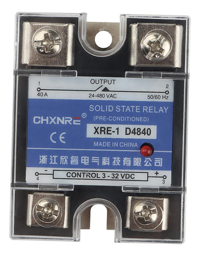 Xre-1 D4840 Módulo De Relé De Estado Sólido Dc-ac 3-32v